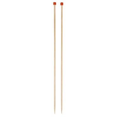 Knitpro Basix Birch: Knitting Pins: Single-Ended: 25cm x 3.50mm