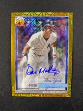 DON MATTINGLY 2026 TOPPS CHROME 1991 SERIES 1 GOLD AUTO SILVER PACK MOJO /50