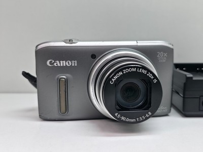 Canon PowerShot SX260 HS 12,1 MP Grau / Silber, geprüft  BLITZBEREIT 