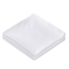 Premium Cotton Blend Handkerchiefs - Super Absorbent, Wrinkle Resistant for S...