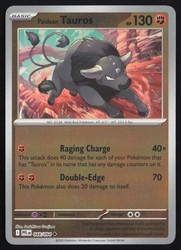 Paldean Tauros 048/094 Phantasmal Flames Reverse Holo