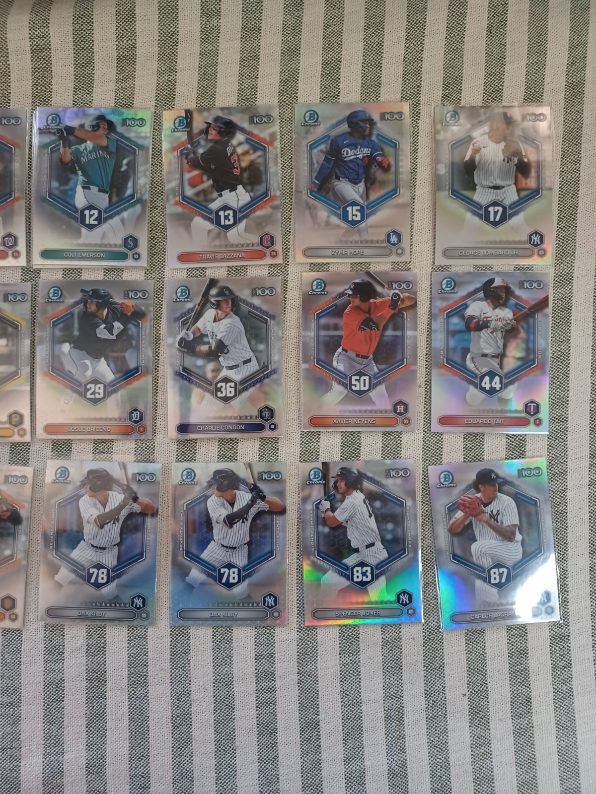 Massive 2026 Bowman Baseball Lot (371)! 1st BOWMAN CHROMES, Refractors, #/,... view 7