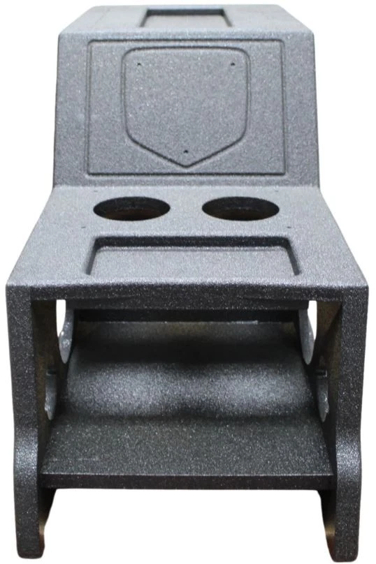 FITS 2006-2008 DODGE RAM 1500/2500/3500 12” CENTER CONSOLE PORTED SUBWOOFER BOX - Image 2 of 4