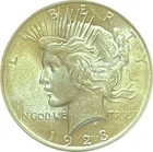 1923-P AU Peace Silver Dollar 90% SIlver