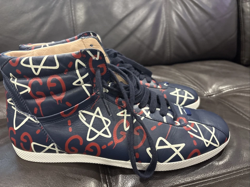 NUEVAS ZAPATILLAS GUCCI GHOST 100% AUTÉNTICAS APOLLO EDICIÓN LIMITADA TALLA G 9 Foto 4 de 4