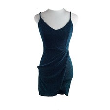 NWT Women’s Lulu’s Shimmer Blue Dress Size XS