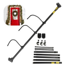 Adjustable Garland Hanger for Front Door - Fits 28" to 80" Doors, Wreath Hold...