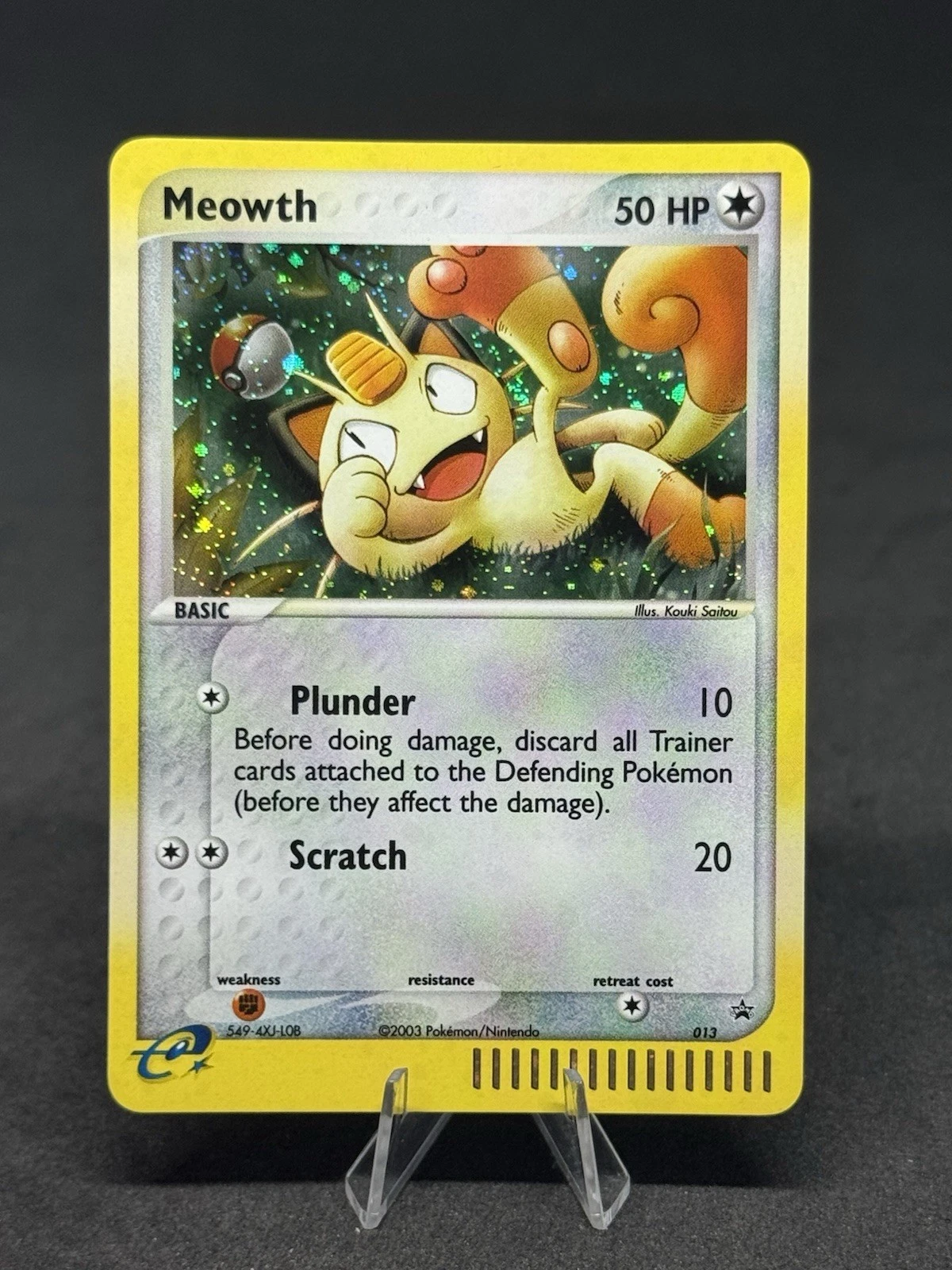 Meowth - 013 (EX Series Collector's Tin) 013 Nintendo Holo