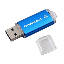 SIMMAX Memory Stick 32GB USB 2.0 Flash Drives Thumb 32GB, 1Pack Blue