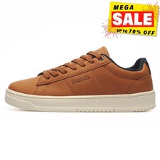 Bench Gorton Mens Trainers Smart Designer Fashion Sneakers Tan