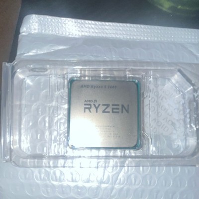 AMD Ryzen 5 2600 CPU Processor YD2600BBM6IAF Desktop 6-Core 12-Thread Socket AM4