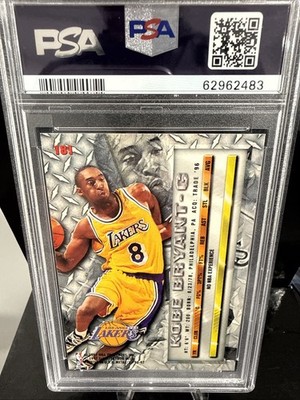 1996 FLEER METAL #181 KOBE BRYANT ROOKIE RC PSA 9 ‼️ | eBay