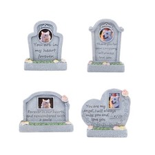 Eternalize Resting Pet Headstones Resin Grave Marker for Garden and Cemetery