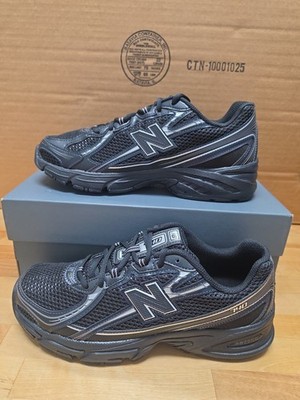 New Balance D U740BM2 Black Grey Silver Men's Size: 8.5