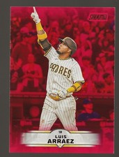 2025 Topps Stadium Club Baseball Luis Arraez Red Foil Parallel #198