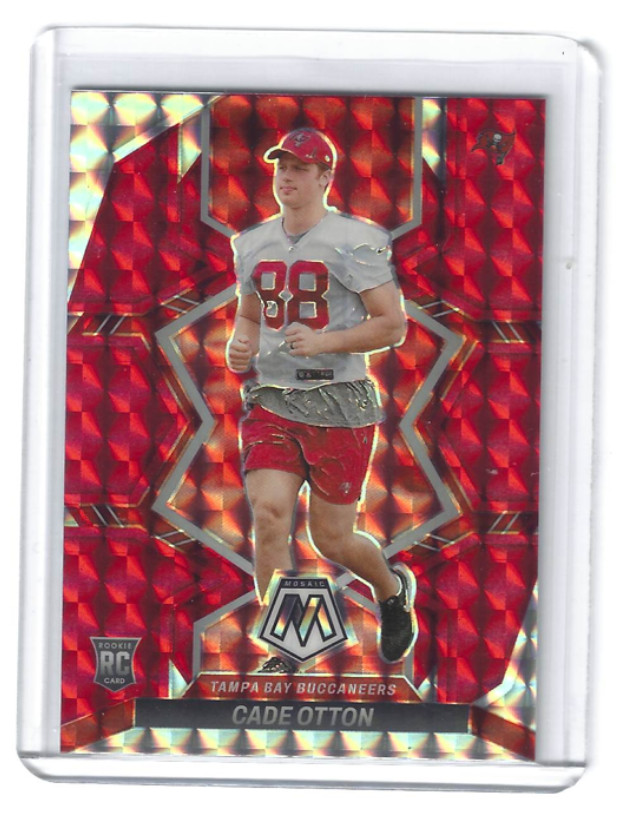 2022 Panini Mosaic #361 Cade Otton Mosaic Red RC