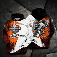 Harley Racing Davidson 3D Hoodie , Unisex Adults S-5XL