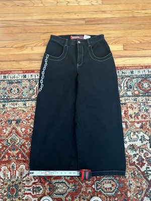 READ THE DESCRIPTION Vintage 90s JNCO Chain Tribal Jeans Size 30x30 GRAIL