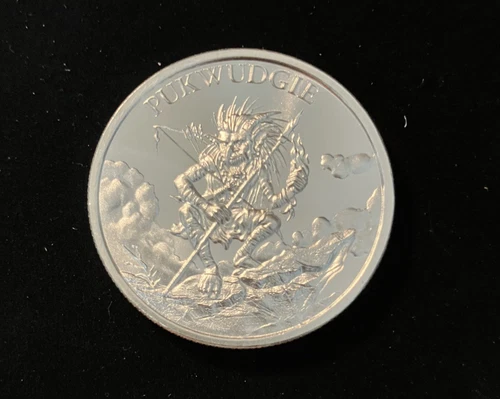 Intaglio Mint Cryptozoology PUKWUDGIE 1oz .999 Silver USA Made Round BU