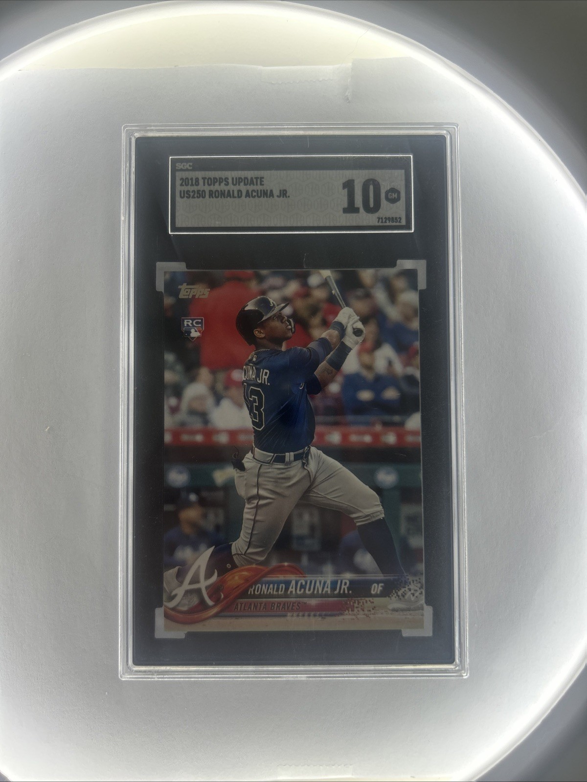 Ronald Acuna Jr. 2018 Topps Update #US250 Base Price Guide