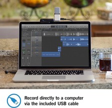 Samson GOMIC Go Mic Portable USB Condenser Microphone Kit Broadcast/Streaming