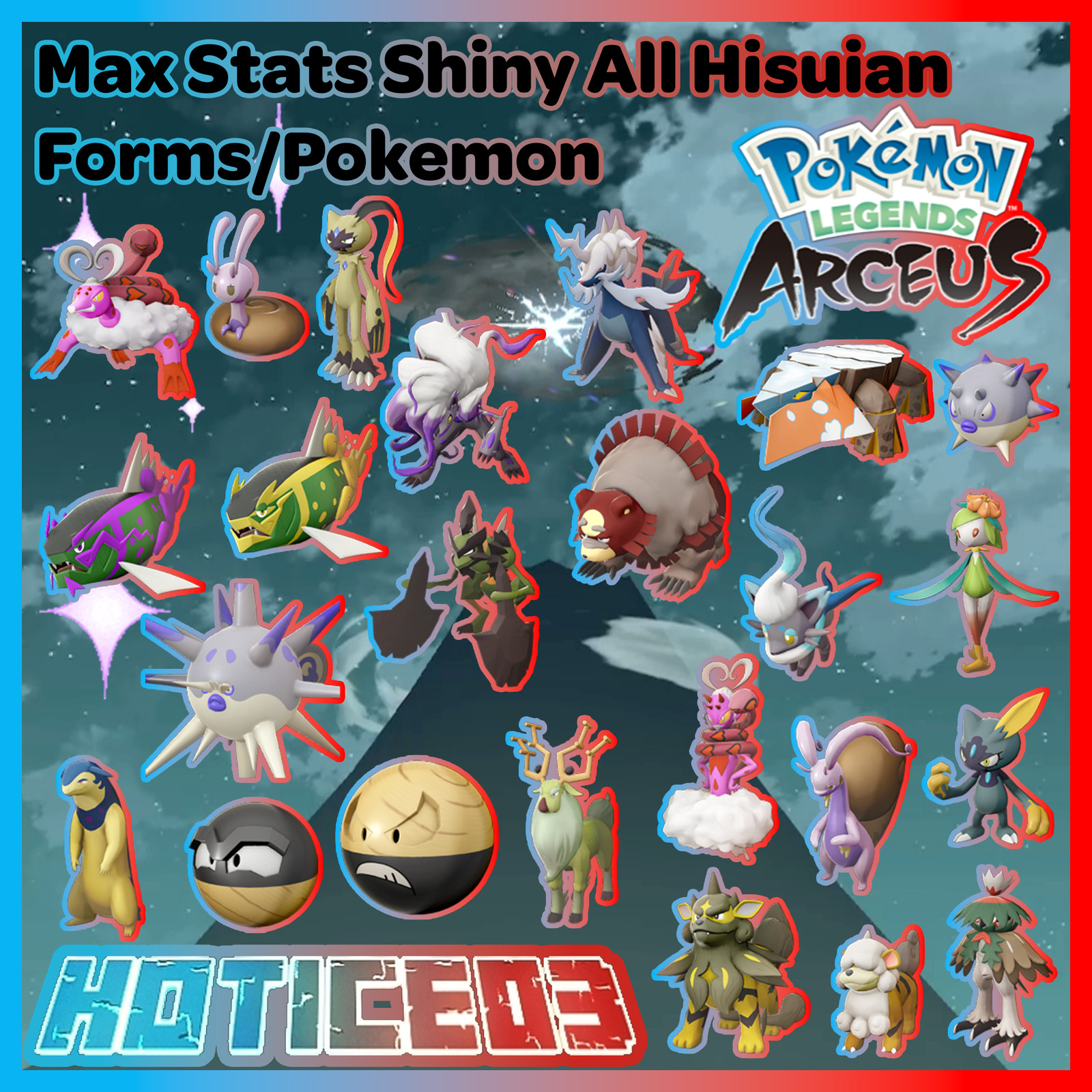 ALL SHINY 🌟 OR NON SHINY HISUIAN POKEMON/FORMS, For Pokemon Legends Of  Arceus