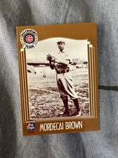 1999 Old Style Chicago Cubs All-Century Team Mordecai Brown Three Finger HOF