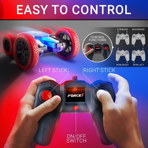 Force1 Tornado Plus LED Remote Control Car for Kids - Picture 4 of 10