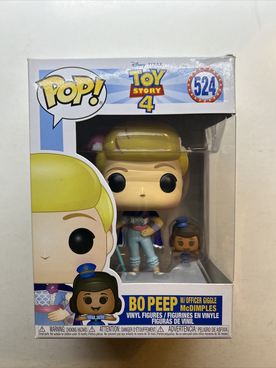 トイ・ストーリー Funko POP 3体　チャックルズ　ボーピープ　カブーン Funko Pop! Disney Pixar Toy Story 4 - Bo Peep with Officer Giggle
