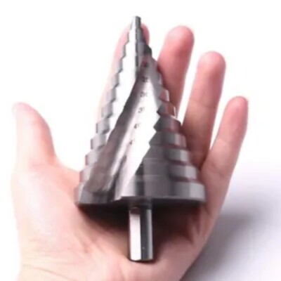 6-60mm Large Steel Step Cone Drill Titanium Bit Set Hole Cutter HSS/HSS4241 USA