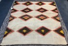 AN AWESOME NATIVE AMERICAN INDIAN TRANSITIONAL NAVAJO BLANKET 4’4” X 4’11” — photo 8