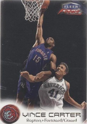 1999-00 Fleer Focus #44 Vince Carter Toronto Raptors Basketball