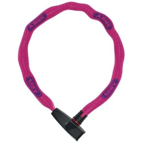 Antivol Vélo à Câble Rose, Longueur 40cm, Diamètre 4mm, Serrure à Clé, Neuf