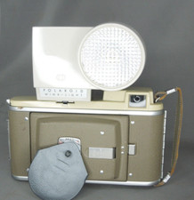 Vintage POLAROID LAND CAMERA Model 80A Camera  Wink Light 110A  light reducer
