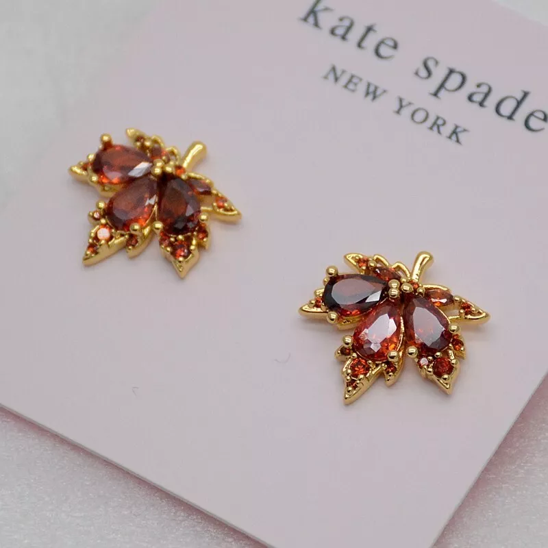 Kate spade leaf best sale earrings