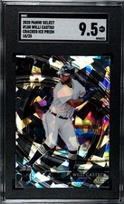 2020 Panini Select #188 Willi Castro CRACKED ICE PRIZM /25 SGC 9.5 RC