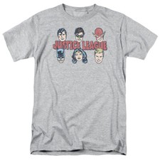 Justice League Of America "Lineup" T-Shirt - Regular or Tank - to 5X