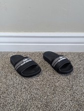 Size 10 Toddler Quiksilver Rivi Slide Blackgrey Slip On Sandals Aqbl100489 Size 10 Toddler Quiksilver Rivi Slide Blackgrey Slip On Sandals Aqbl100489