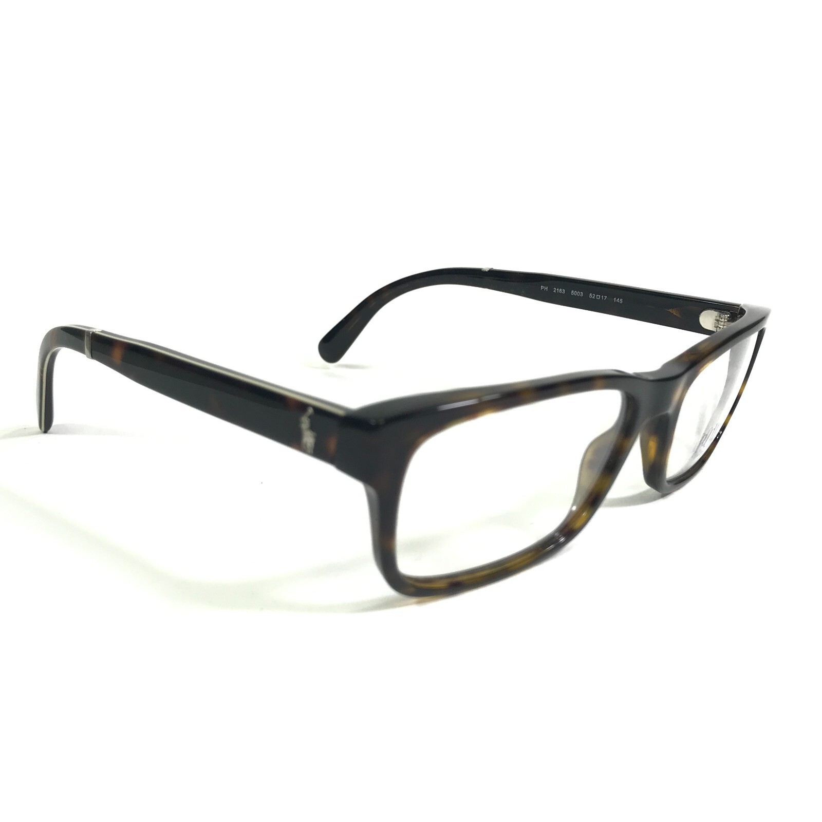 Polo Ralph Lauren Eyeglasses Frames PH 2163 5003 Tortoise Rectangular