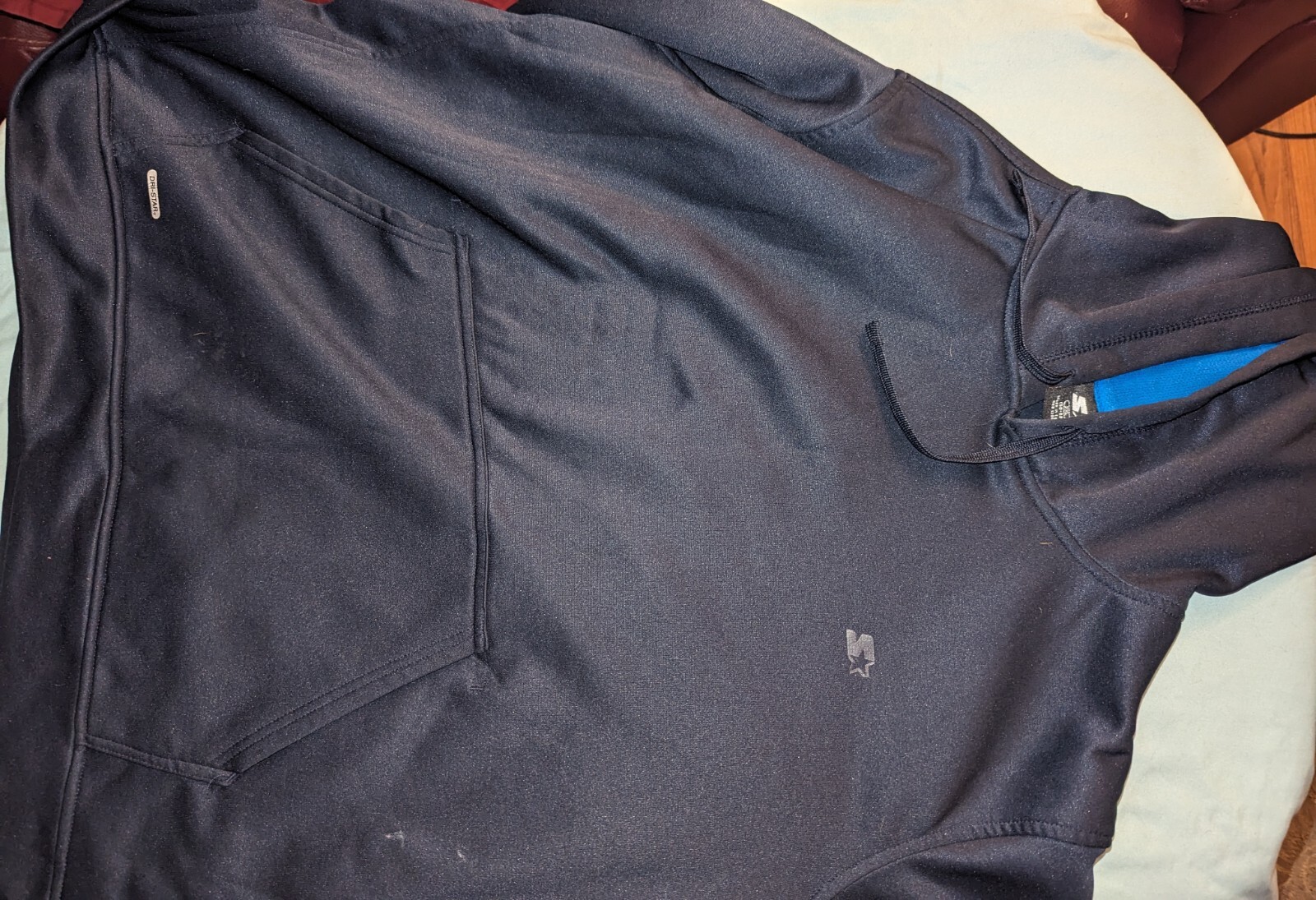 Starter Hoodie Dri Star Men’s 2XL Navy Pullover Sweatshirt