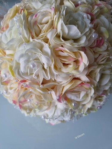 Bridal Bouquet Wedding Handmade Gelin - Picture 2 of 5