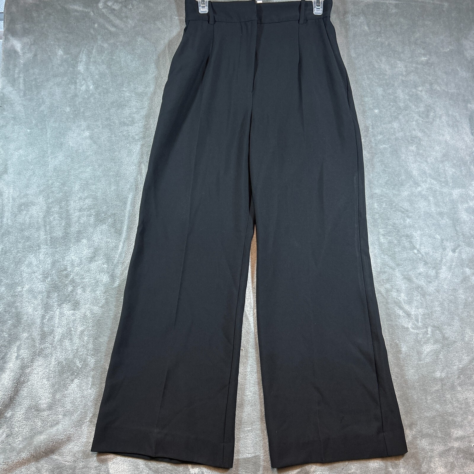 ALTRA & Other Stories Pantalone Donna 4 Nero Gamba Larga Pantalone Casual Ufficio Business