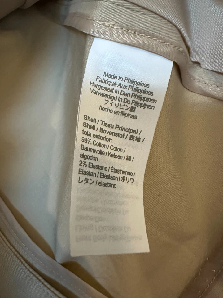 NUEVO J Crew Crewcuts Thompson Mezcla de Algodón Caqui Blazer Chaqueta Niños Talla 16 Foto 4 de 4