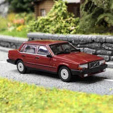 1986 Volvo 740GL, Dark Red - Minichamps 8701704 - HO 1/87