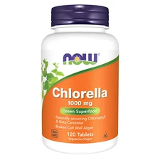 NOW FOODS Chlorella 1000 mg 120 Tablets