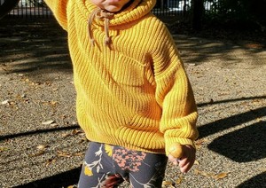 oversized sweater for baby girl