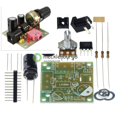 New LM386 Super Mini Amplifier Board Module 3V-12V DIY Kit Perfect