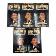Dean Martin Celebrity Roasts VHS Lot of 5 Ronald Reagan Bob Hope Frank Sinatra