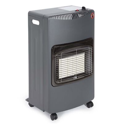 Wiltec mobile Gasheizung 4,2kW Gasheizstrahler 42x36x73cm Heizstrahler Innenraum