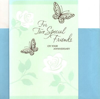 Wedding Card, Heart, Happy Anniversary, Embellished With A - View #13